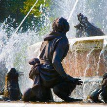 Brozefiguren Brunnen Herrenchiemsee