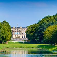 Schloss Herrenchiemsee mit Kanal